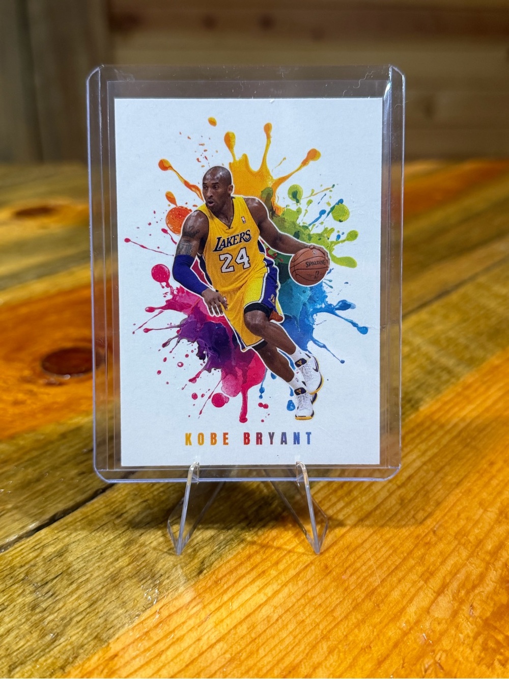 Kobe Bryant Los Angeles Lakers Custom Basketball Trading Card